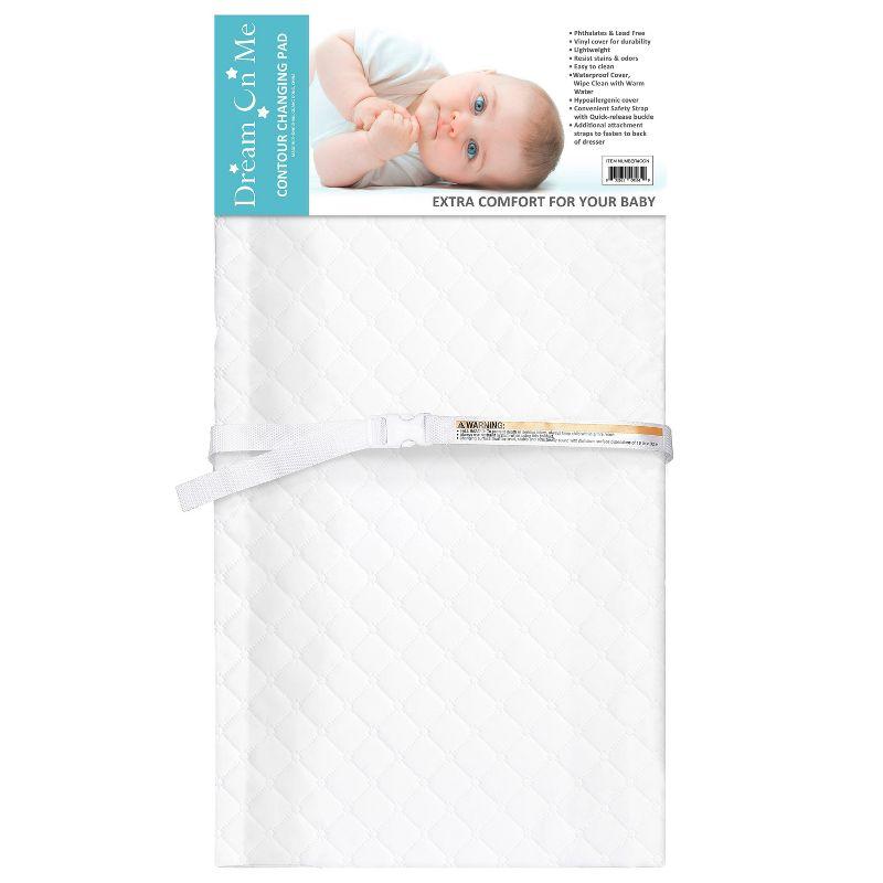 Dream On Me Contour Changing Pad - White