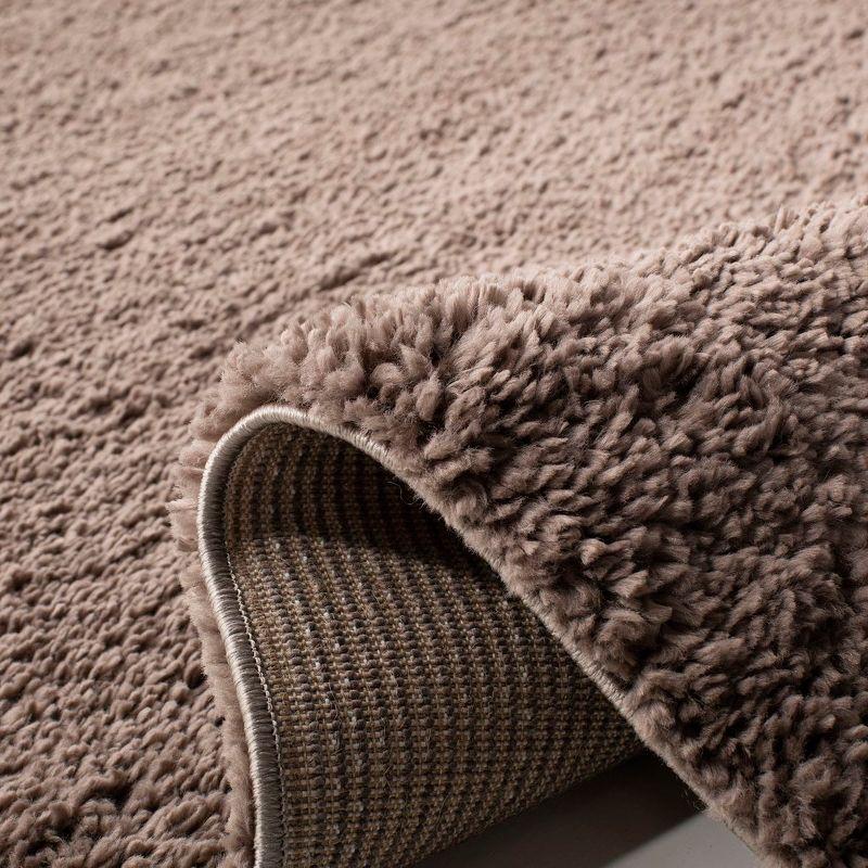 August Shag 900 AUG900 Power Loomed Indoor Area Rug - Taupe - 9'x12' - Safavieh