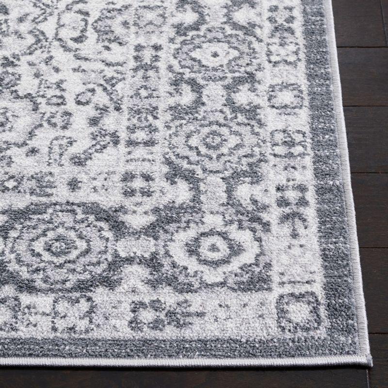 Ivory Abstract Elegance 8' x 10' Synthetic Easy-Care Rug