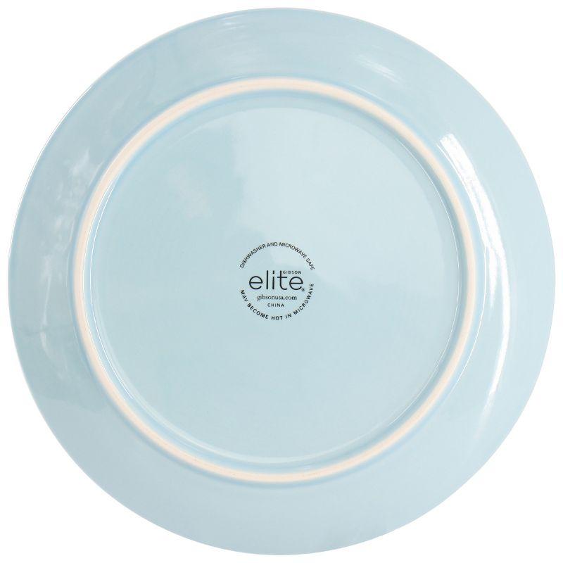Gibson Elite Alemany 16-Piece Dinnerware Set - Aqua