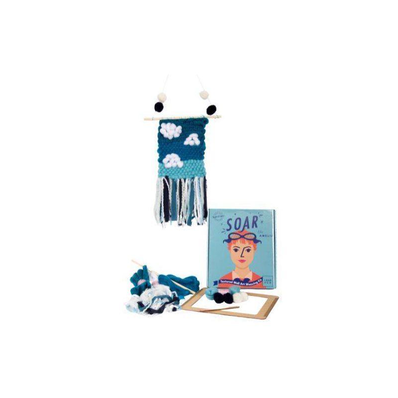 LeadHER: SOAR like Amelia Weaving Loom Craft Kit - Kids Crafts: DIY Art Kit for Kids, Includes Paint, Beads & Needle