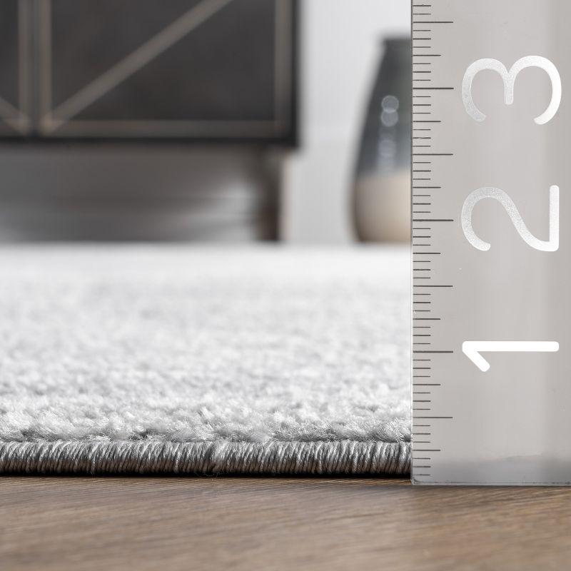 Gray/White Area Rug