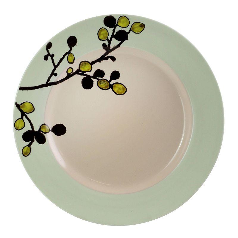 Retro Bloom Ceramic Floral Dinnerware Set, Service for 4