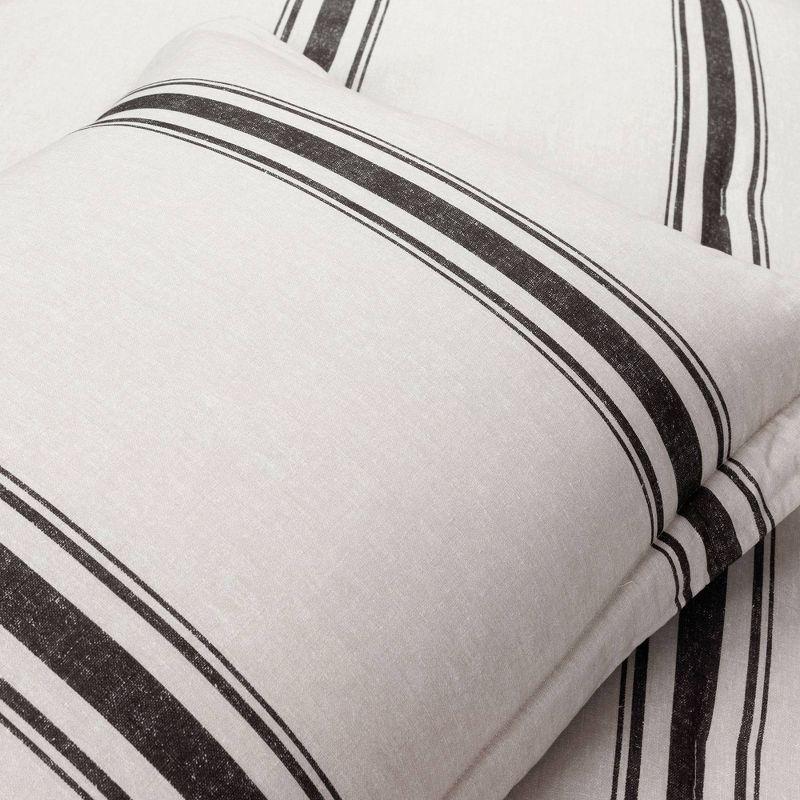 Lush Decor Dark Gray Cotton Reversible 3 Piece Comforter Set