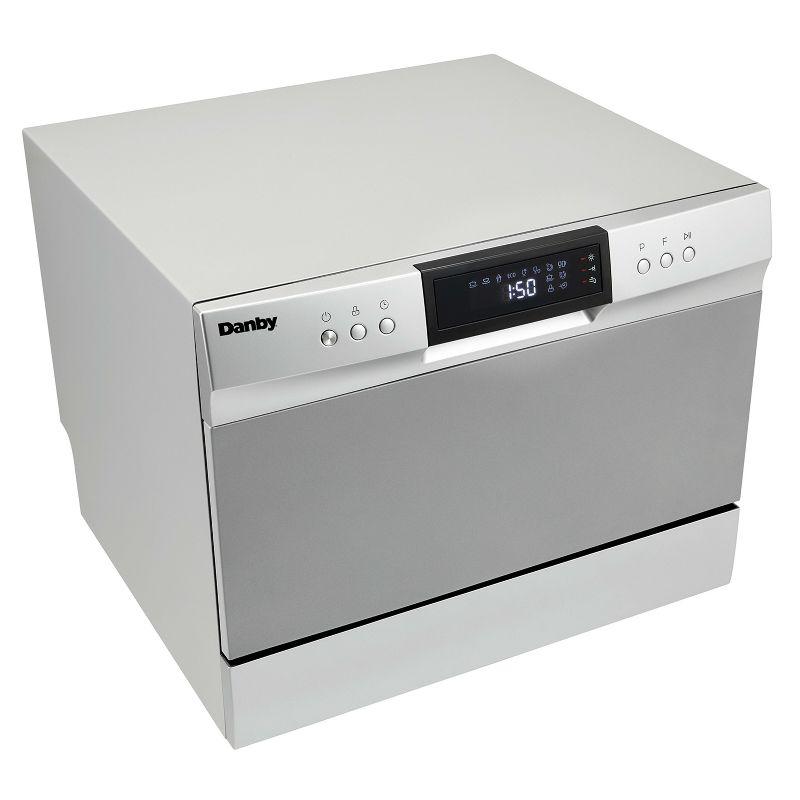 Danby DDW631SDB 6 Place Setting Countertop Dishwasher in Silver