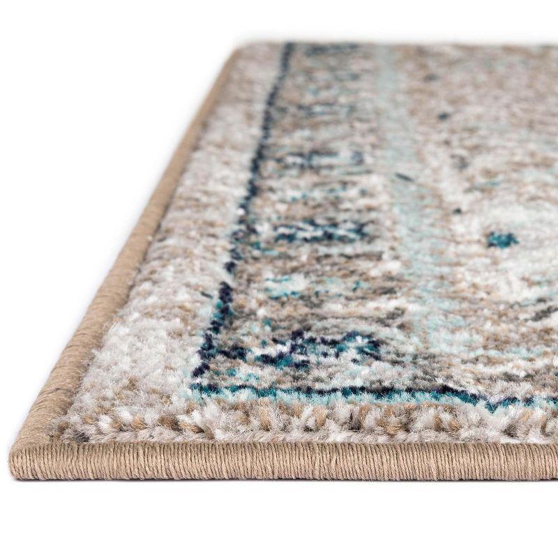 Unique Loom Penrose Collection Area Rug - Alexis (7' 10" x 10' Rectangle Gray/Beige)