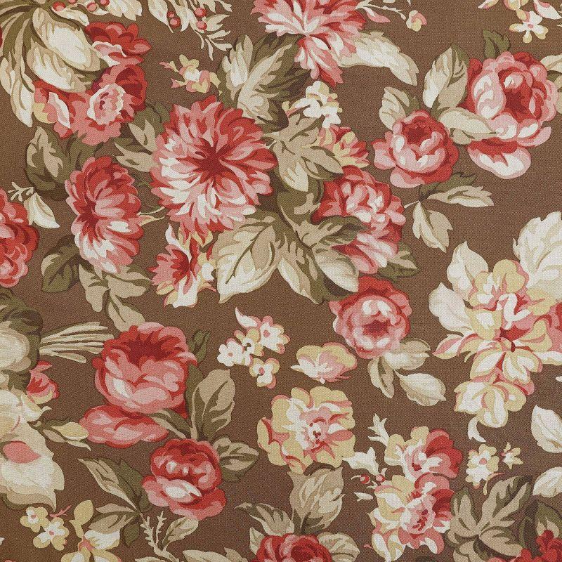 Laura Ashley Laura Ashley Bloomsbury Cotton Reversible Brown Comforter Set