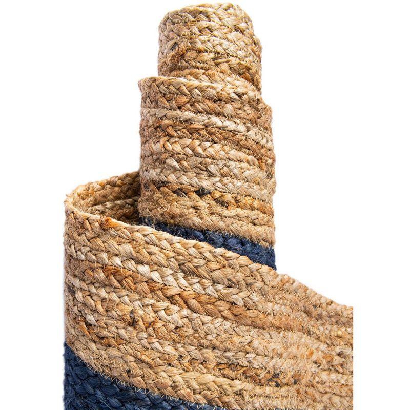 Unique Loom 6' 1 x 9' 0 Goa Braided Jute Rectangle Area Rug