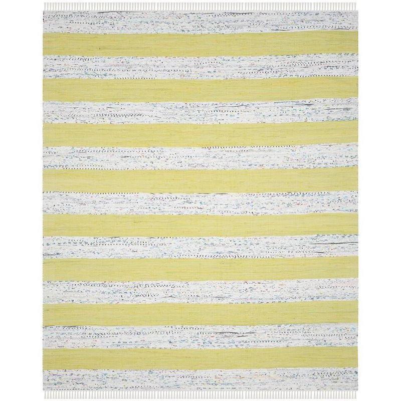 Yokum Hand Woven Cotton Striped Rug