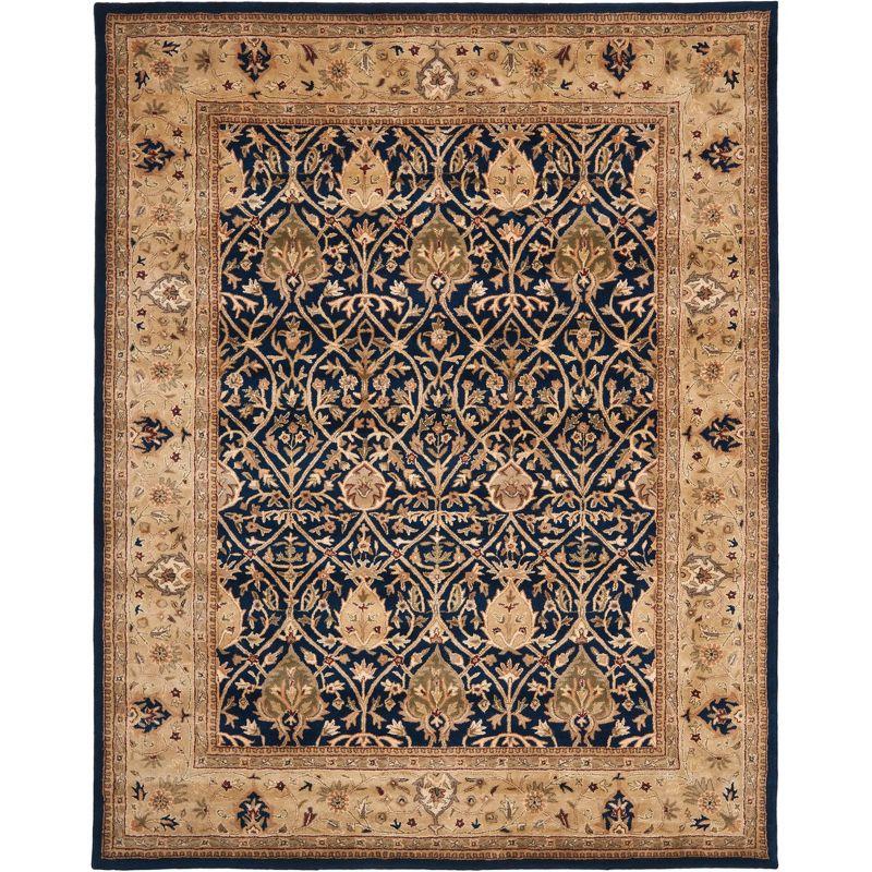 Persian Legend PL819 Hand Tufted Indoor Area Rug - 9'x12' - Blue/Gold - Safavieh