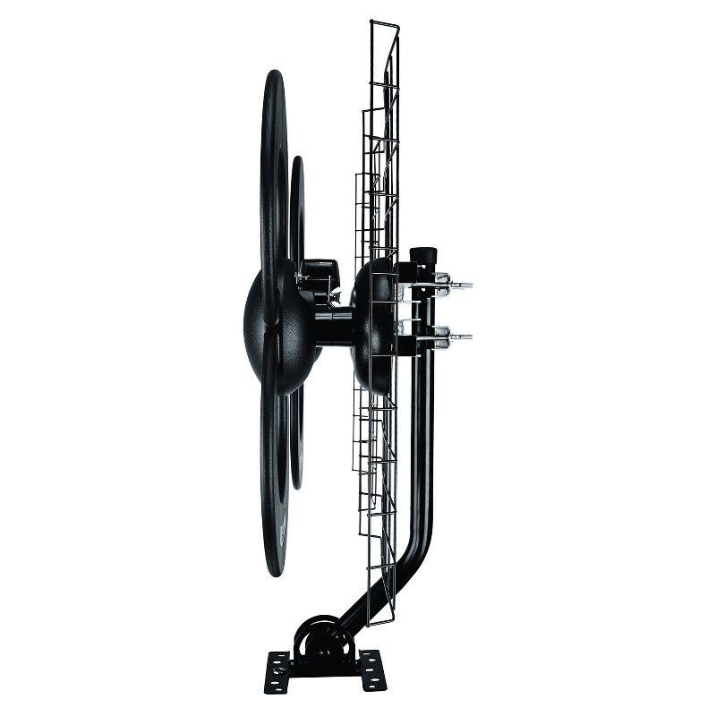 Antennas Direct® ClearStream 4 UHF Indoor Outdoor TV Antenna, Multi-Directional, 70+ Mile Range, 4K 8K UHD, NEXTGEN TV in Black