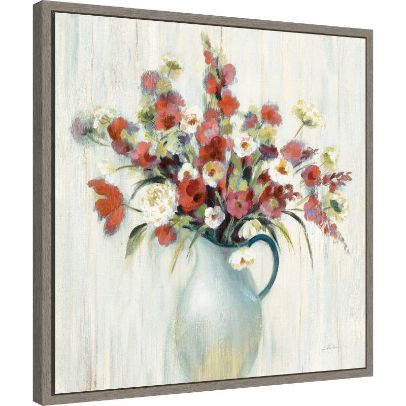 Amanti Art Coastal Bouquet Autumn by Silvia Vassileva Canvas Wall Art Print Framed 22 x 22-in.