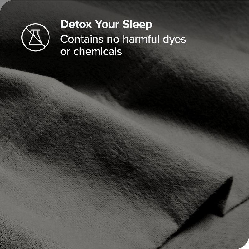 Bare Home Organic 100% Cotton Flannel Sheet Set