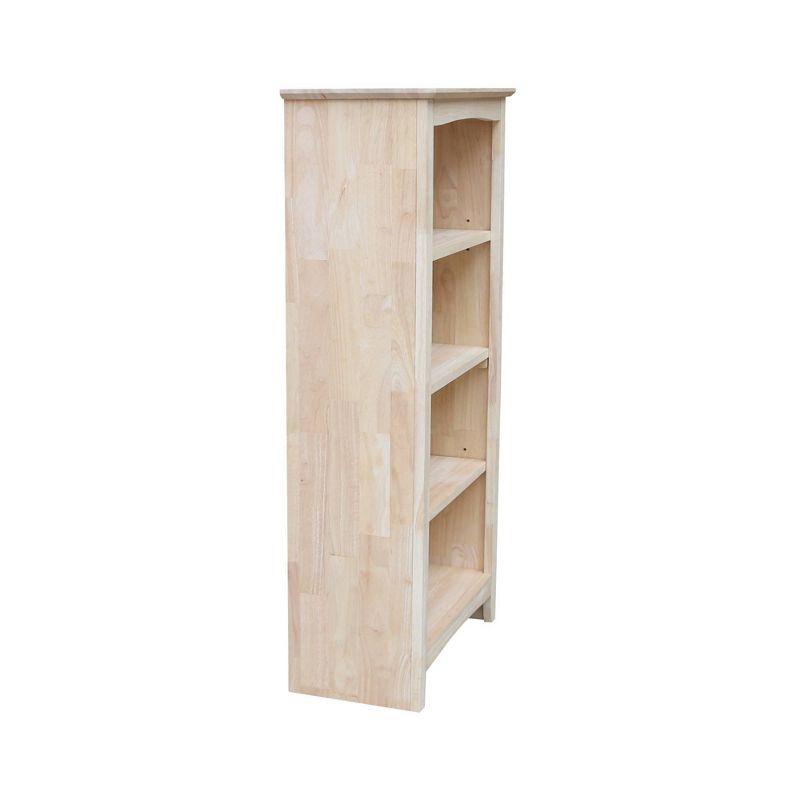 48"x24" Shaker Bookcase Unfinished - International Concepts