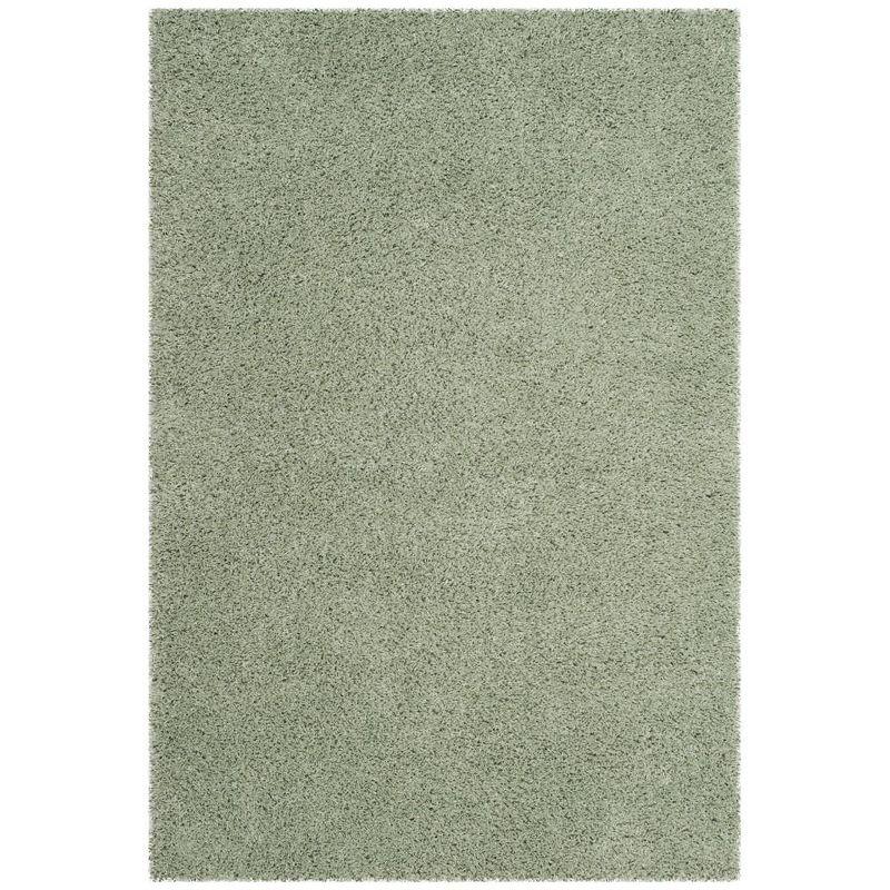 Laguna Shag SGL303 Power Loomed Accent Rug - Light Sage - 3'x5' - Safavieh.