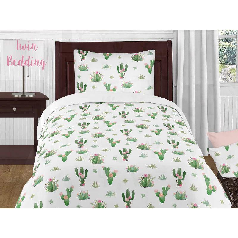 Sweet Jojo Designs Cactus Floral Sheet Set