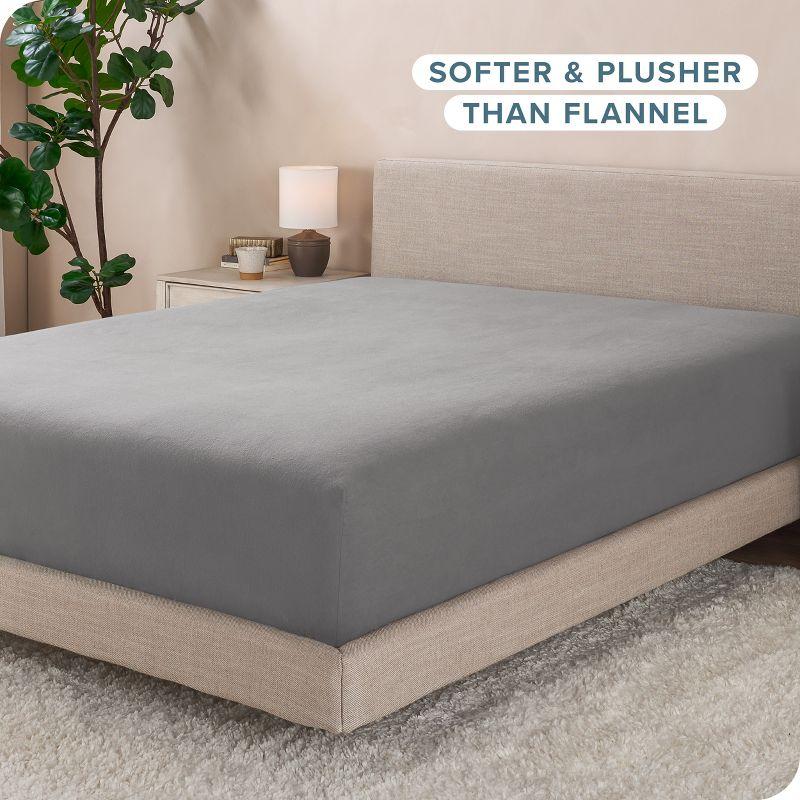 Bare Home Micro Fleece Super Soft Fitted Sheet