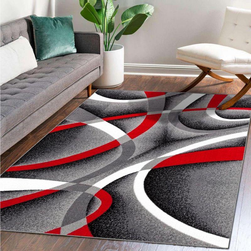 Luxe Weavers Modern Abstract Geometric Area Rug