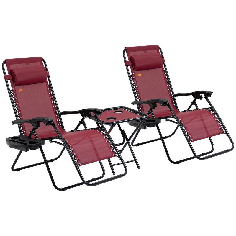 Outsunny Folding Zero Gravity Chair