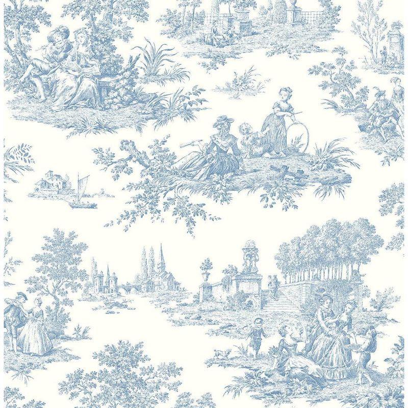 Blue Bell Vinyl Self-Adhesive Peel and Stick Wallpaper