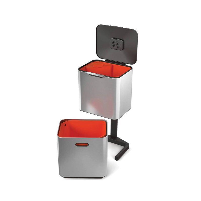 Joseph Joseph Totem Waste & Recycling Dual Kitchen Trash Can