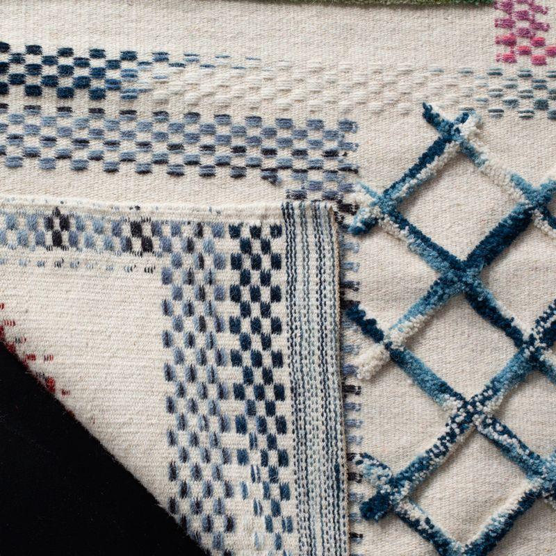 Kenya KNY913 Hand Knotted Rectangle Global Area Rug - Ivory - 6' X 9' - Safavieh.