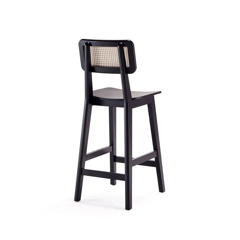 Versailles Wood Counter Height Barstool - Manhattan Comfort