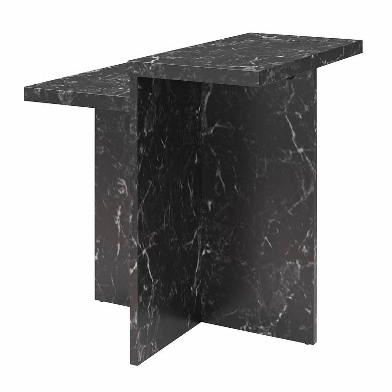 Brielle 24'' Tall Abstract End Table