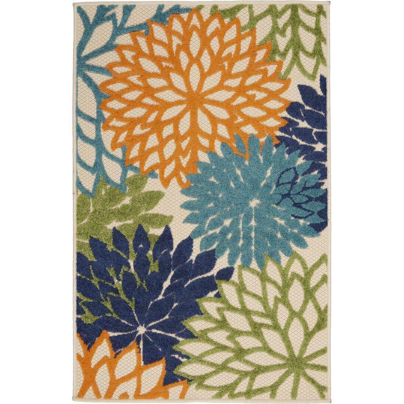 Nourison Aloha Floral Bloom Indoor Outdoor Rug