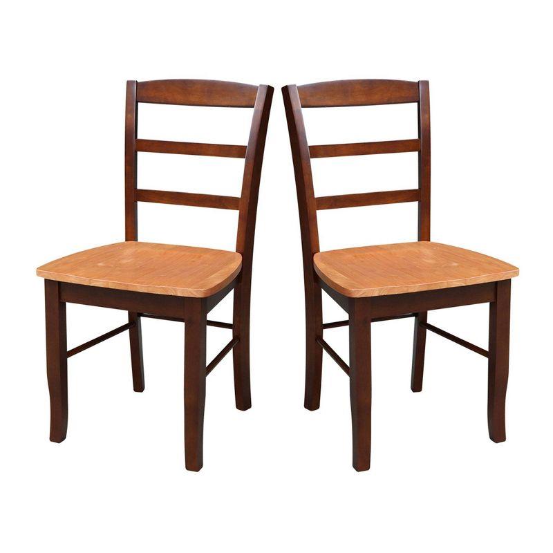 Set of 2 Madrid Ladderback Chairs - International Concepts