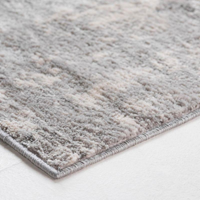 Unique Loom Caspian Collection Area Rug - Baku (9'  x 12' 2" Rectangle Gray/Silver)