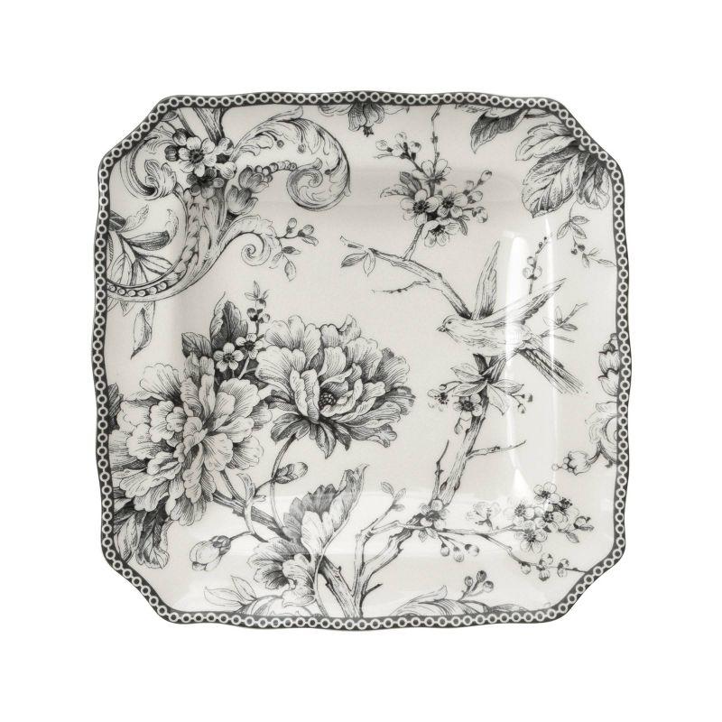 222 Fifth 222 Fifth Adelaide 16-Piece Porcelain Floral Dinnerware Set - Service For 4