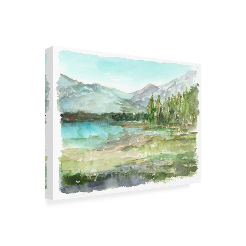 "Plein Air Reservoir I" Outdoor Canvas