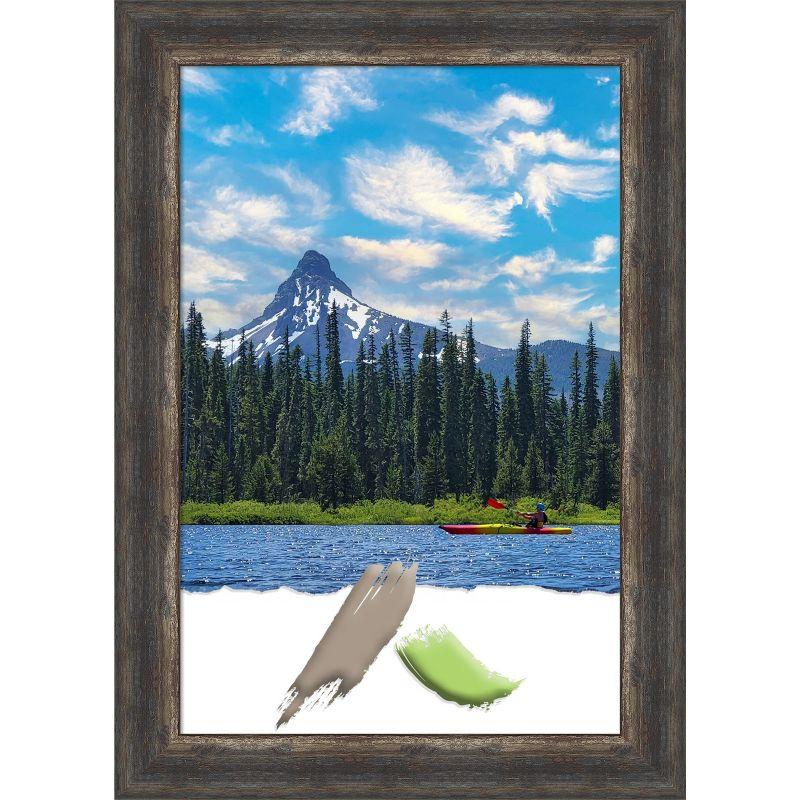 Bark Rustic Char Distressed Polystyrene Wall Picture Frame