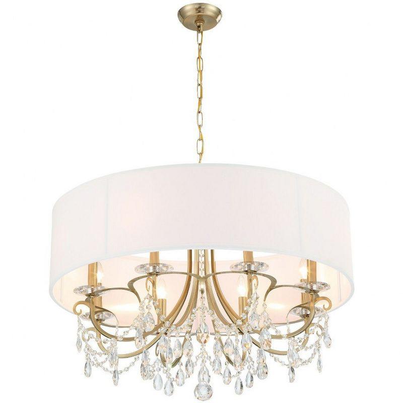 Crystorama Lighting Othello 8 - Light Chandelier in  Vibrant Gold