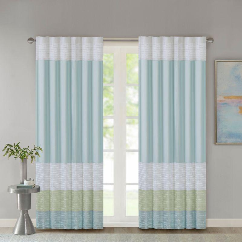 Amherst Polyoni Pintuck Curtain Panel