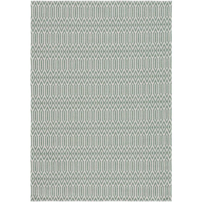 Martha Stewart 405 Cotton Geometric Rug