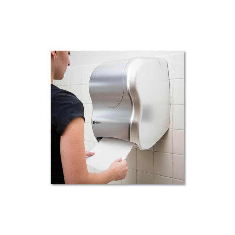 San Jamar Tear-N-Dry Touchless Roll Towel Dispenser, 16.75 x 10 x 12.5, Silver