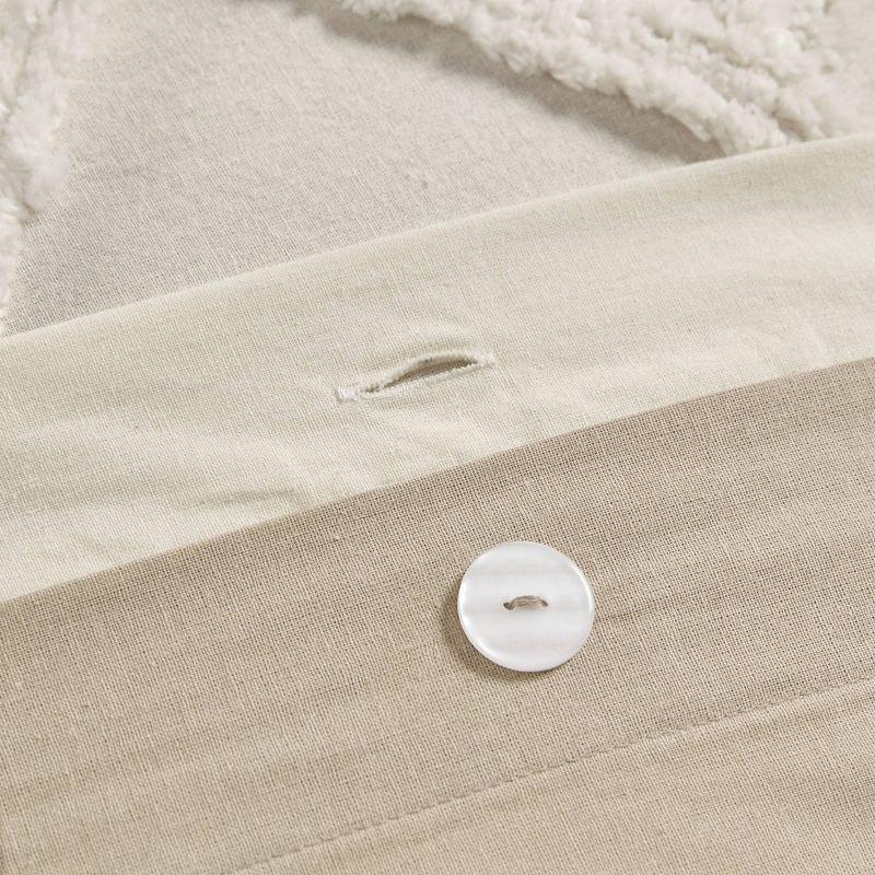 INK+IVY Mila Cotton Duvet Cover Set with Chenille Tufting & Reviews | Wayfair