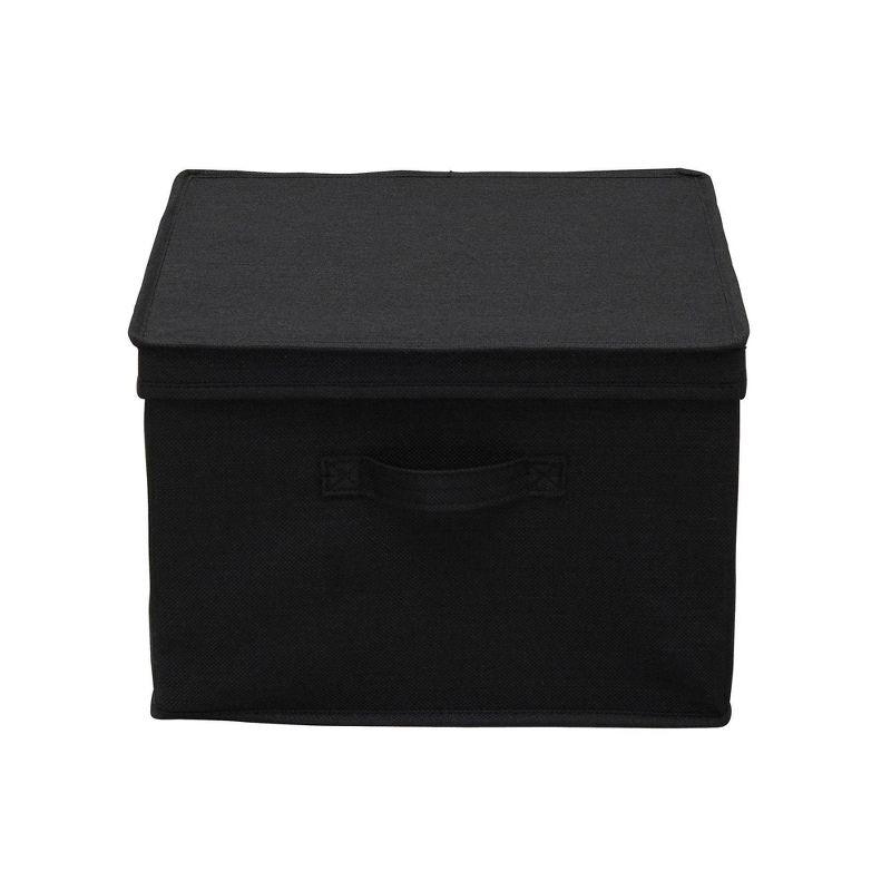 Household Essentials Household Essentials Wide Storage Box Fabric Bin (Set of 2)