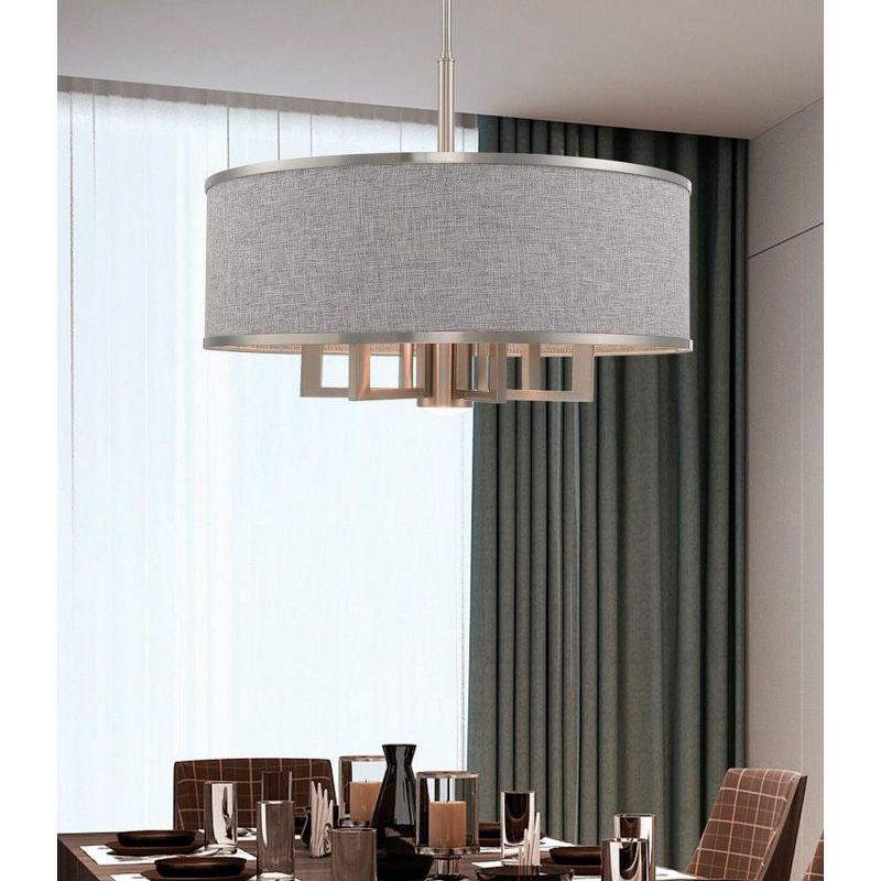 Livex Lighting Park Ridge 6 - Light Chandelier in  Brushed Nickel