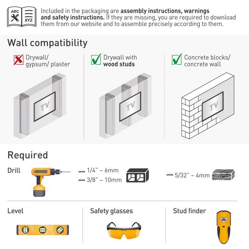 Barkan Barkan Single Screen Wall Mount