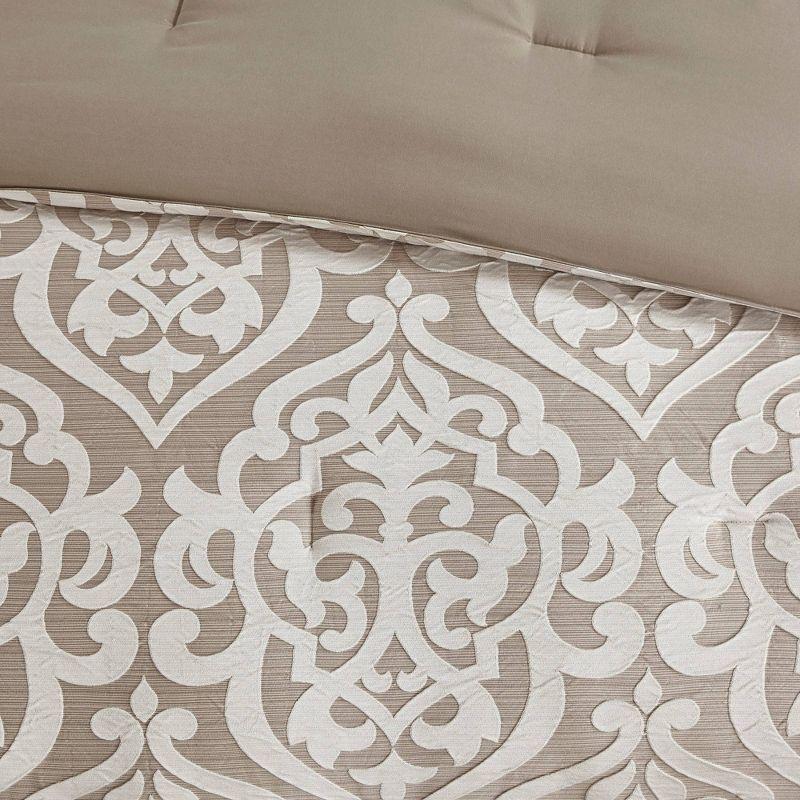 Madison Park Odette Jacquard 8 Piece Comforter Set