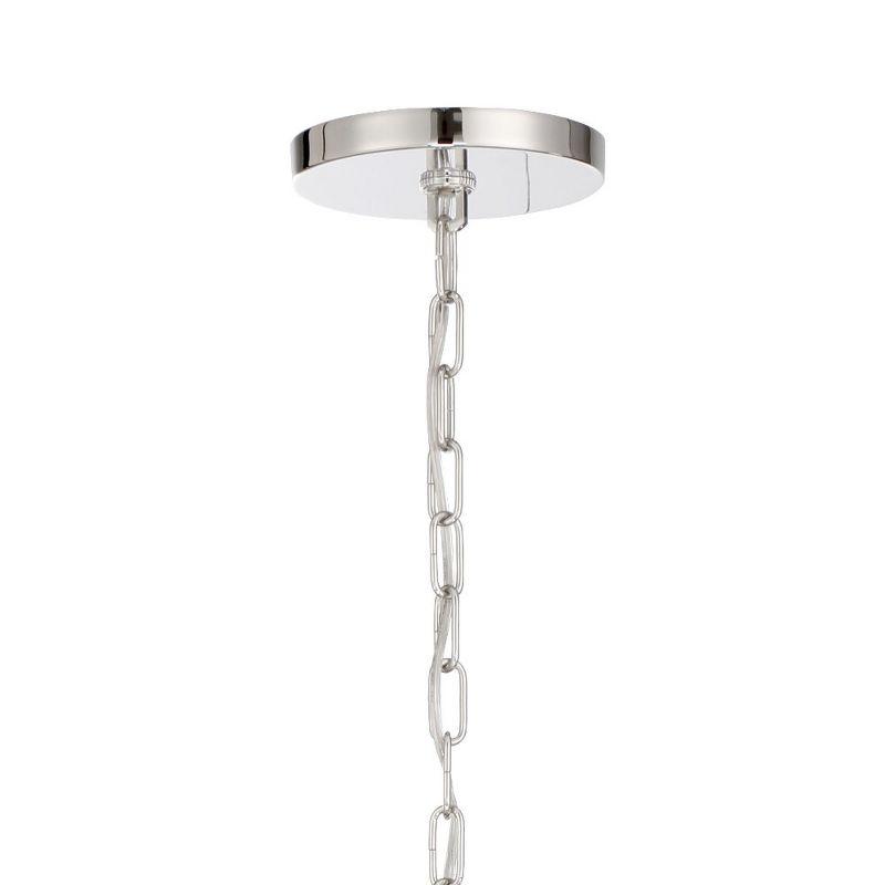 Crystorama Lighting Devon 6 - Light Chandelier in  Polished Nickel