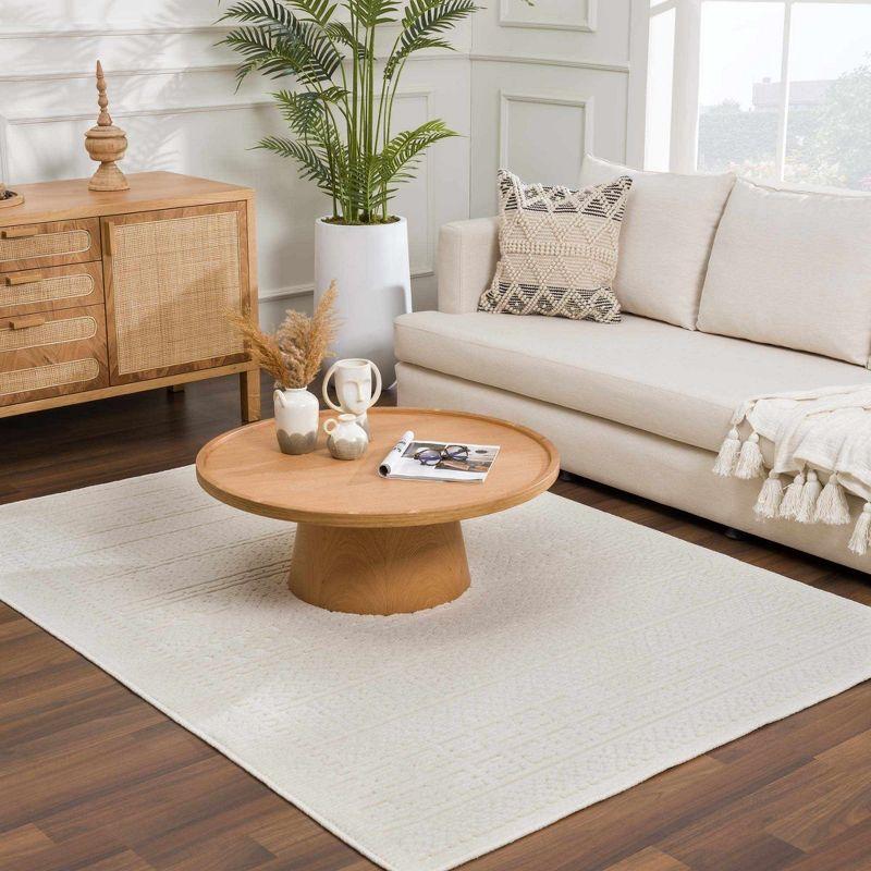 Hauteloom Bahar Cream & Gray Washable Area Rug