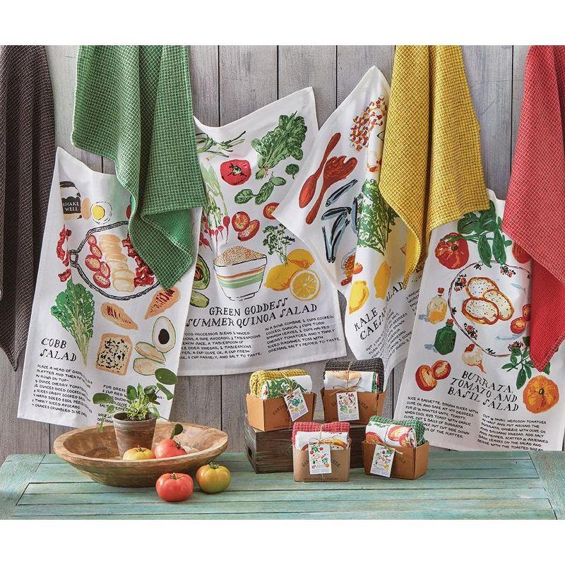 tagltd Burrata Salad Dish Towel Set of 2 In Crate