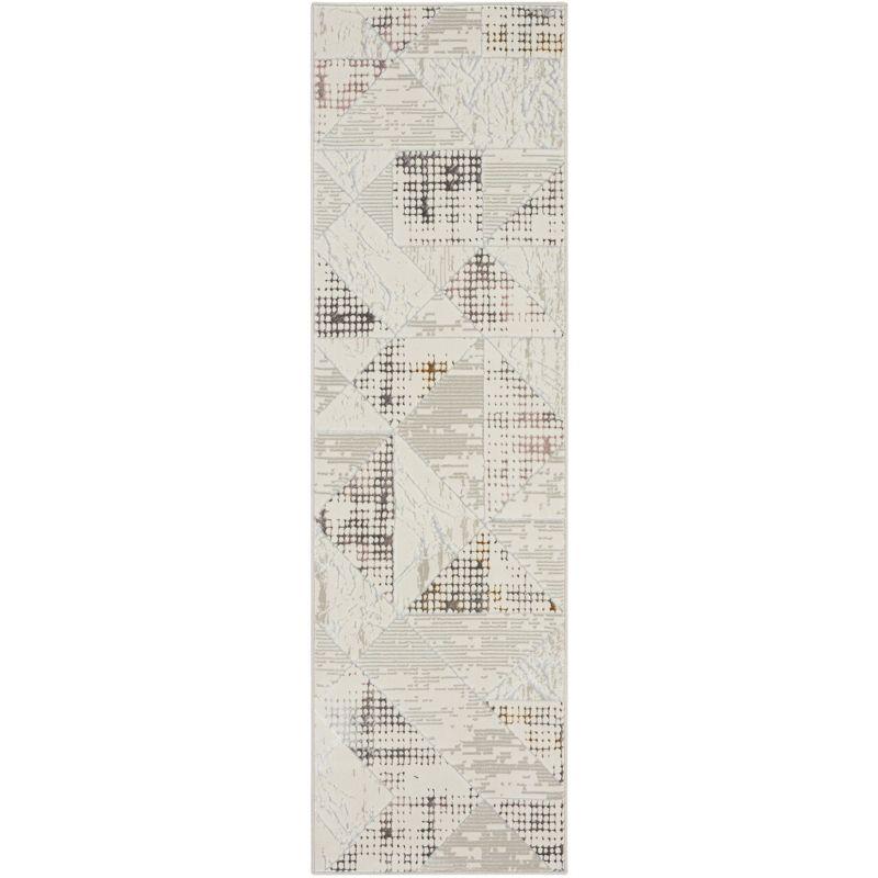 Nourison Glam Contemporary Geometric Indoor Rug