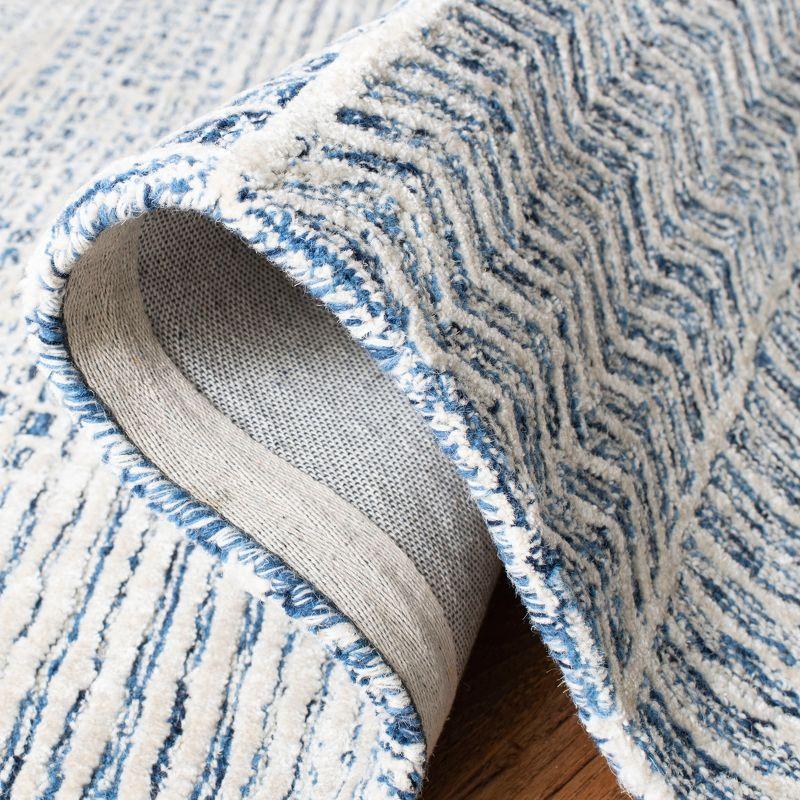 Glamour GLM538 Hand Tufted Indoor Accent Rug - Navy/Ivory - 3'x5' - Safavieh