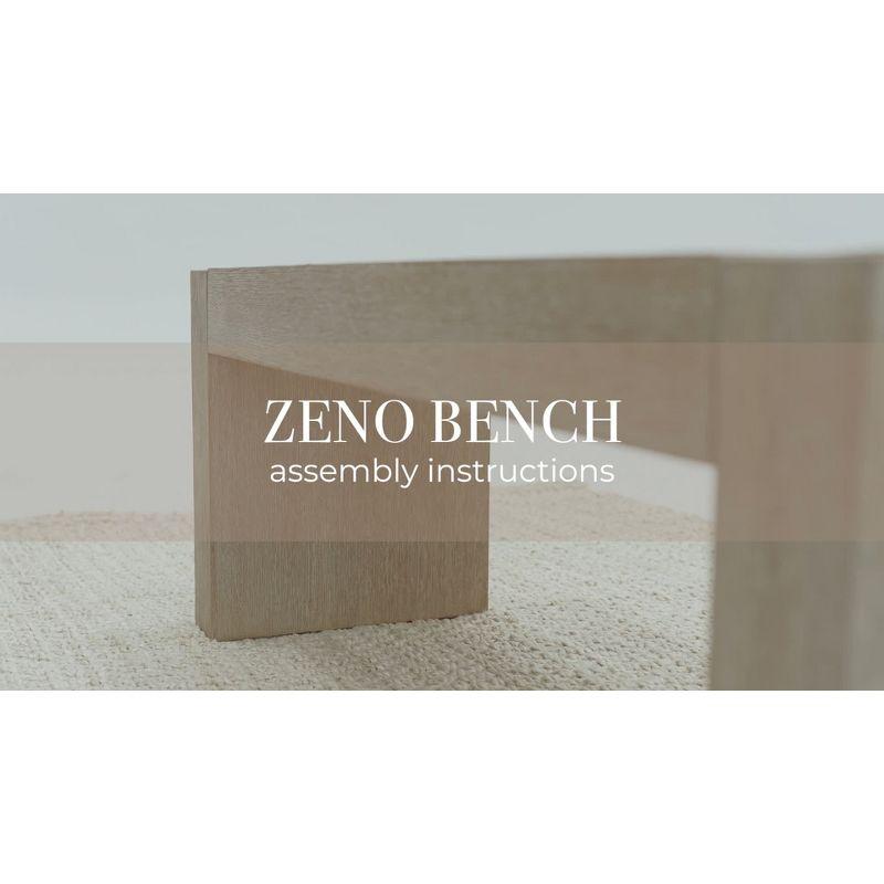 Maven Lane Zeno Wooden Bench