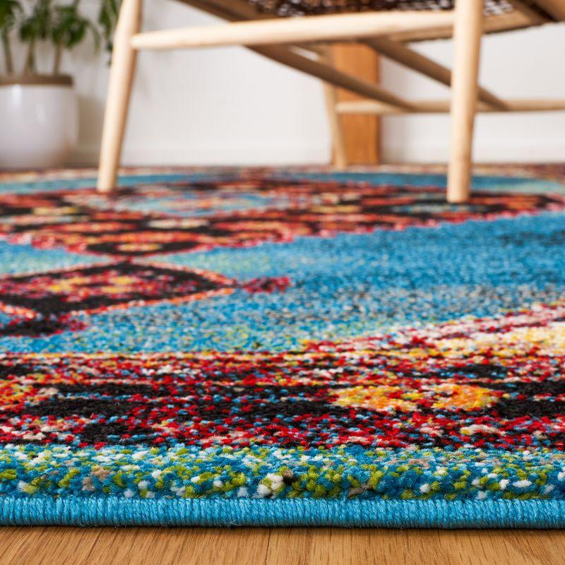Vintage Hamadan VTH202 Power Loomed Accent Rug - Blue/Black - 2'7"x5' - Safavieh.